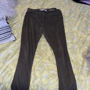 Olive jeans